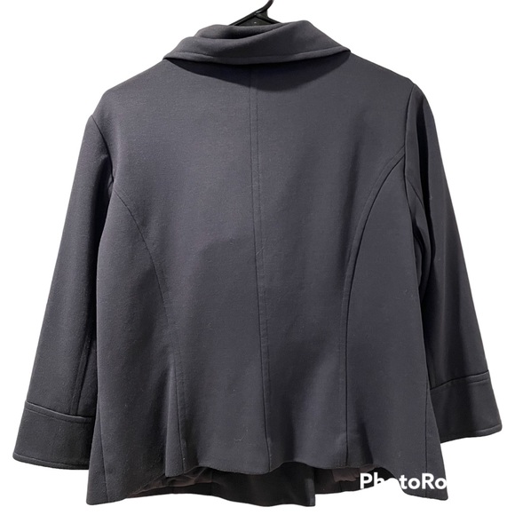 Sandro Sportswear Women’s Black Vicose Polyester Cardigan Jacket Large - Picture 2 of 9